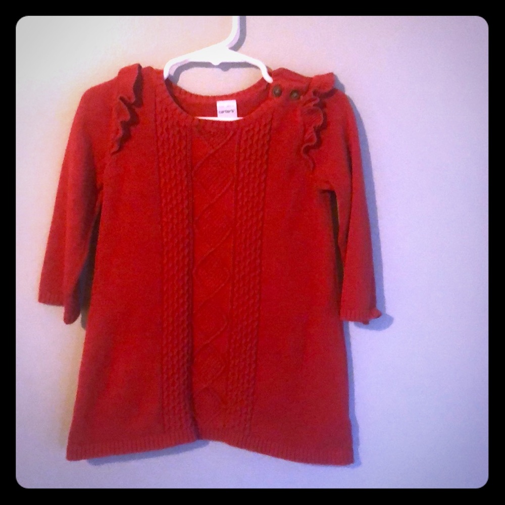 Sale⭐️Carters Red Sweater Dress